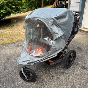 BOB Weather shield/rain cover for double stroller